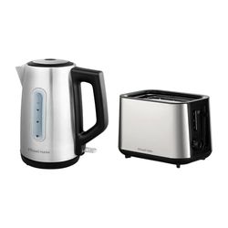 Russell Hobbs Classics Brushed Stainless Steel 1.7L Kettle and 2 Slice Toaster
