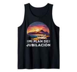 Camping Regalo Mi Plan De Jubilación Autocaravana Camiseta sin Mangas