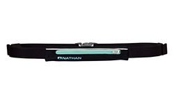 Nathan Mirage Pak, Cintura da Corsa Unisex-Adulto, Luce Nero/Blu, Taglia Unica