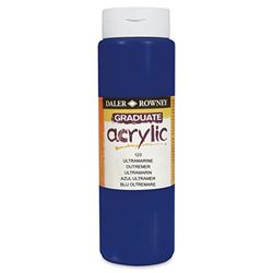 Daler Rowney - Penture acriliche, 500 ml, oltremare