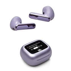 JBL Live Flex 3 Cuffie Wireless Bluetooth, 50 Ore di Autonomia, con Cancellazione Adattiva del Rumore e High-Resolution Signature Sound, Impermeabili IP54, Viola