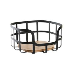 FRUTERO ACERO BAMBU 24X24X12,7 NEGRO
