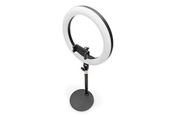 DIGITUS Ring Light à LED 10 pouces, trépied de bureau
