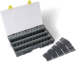 Blackcat Black Cat Tackle Keeper S48 plat 35 cm x 22 cm x 5 cm, geel/grijs, 48