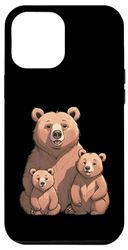 iPhone 15 Plus Cute Mama Bear and Cubs Family Mom Mother Gift Women Wife Case