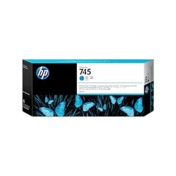 HP 745 ‎F9K03A, Cartuccia Originale HP da 220 Pagine, Compatibile con DesignJet Z2600 e Z5600 44, Ciano