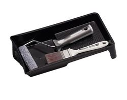 Boldrini Ensemble de vernis à ongles complet avec mini rouleau avec poignée de 10 cm, bac et brosse à vernis à ongles