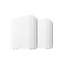 ASUS ZenWiFi BT8 - Pack de 2 - Système WiFi 7 Mesh, Double-Bande, 14 Gbps, 550m2, Double Ports 2,5G, sécurité et contrôles parentaux Inclus, Smart Home Master SSIDs, 4G & 5G Mobile Tethering
