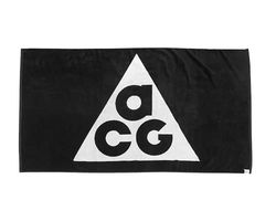 Nike Towel ACG handdoek in de kleur Black/Summit White, 100% katoen, afmeting ca. 80x146 cm, N.100.8820.012.OS