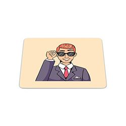 Bonamaison, Pop Art Digital Print Rectangle Mouse Mat, Non-slip Base, Office and Home, Size: 22x18cm