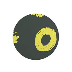 Questo Casa, Tapis de Souris Rond imprimé numérique avec Fond antidérapant pour Bureau et Maison Diamètre 22 cm