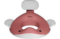 Kindsgut Kindertoiletbril Walvis voor kinderen, schattig walvisdesign, verkrijgbaar in moderne kleuren, vrij van schadelijke stoffen en kindvriendelijk, roze