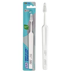 TePe Gentle Care Extra Soft Szczoteczka do zębów, jasnozielona, 1 szt., pooperacyjna szczoteczka do zębów, miękka szczoteczka do wrażliwych zębów