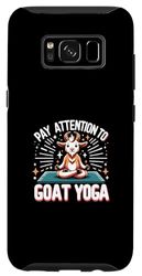 Coque pour Galaxy S8 Jeu de yoga chèvre Cours de yoga Instructeur de yoga Chèvres