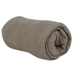 babyCalin Hoeslaken 40 x 80 cm van katoen taupe