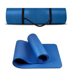 G5 HT SPORT Yogamatta med bärhandtag | 172 x 61 Cm | Tjocklek 1,2 Cm | Gymnastikmatta Fitness Madrass (BÅ)