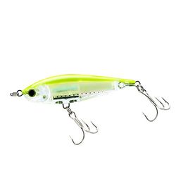 Yo-Zuri 3D Inshore Twitchbait (SS) 90 mm 3-1/2 polegadas Chartreuse isca de subsidência lenta, unissexo, 90 mm / 3-1/2