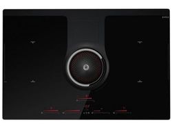 Electric induction hob (4 induction field) with a built-in cooker hood (extractor version) from Elica Nikola Tesla ONE HP BL/A/83 PRF0120975A