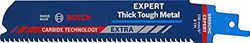 Bosch Professional 10x Lames de scie sabre Expert `Thick Tough Metal` S 955 CHC (pour Acier robuste, Fonte, Longueur 150 mm, Accessoires Scie sabre)