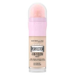 Maybelline New York Instant Anti Age Rewind Perfector, 4-In-1 Glow Primer, Concealer, Highlighter, Self-Adjusting Shades, Evens Skin Tone with a Glow Finish, Shade: 00 Fair Light