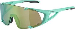 ALPINA Unisex - Vuxna, HAWKEYE S Q-LITE Sportglasögon, turquoise matt, One Size