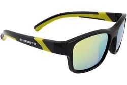 SWISSEYE Dziecięce okulary sportowe Rocker Pro, czarne, błyszczące/żółte, XS