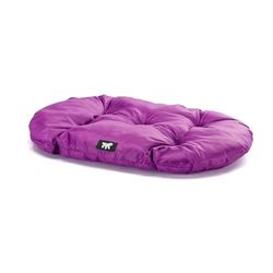 Ferplast Niche pour chien Coussin pour chien de grande taille Tissu anti-rayures Lavable en machine à 30° Tapis imperméable pour chien 85 x 55 x 3 cm.