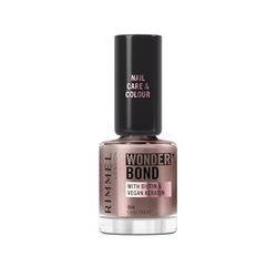 Rimmel Wonder'bond Care+Color Smalto, 006 Chai Treat, Rigenera le unghie, Con Biotina e Cheratina Vegana, Modulabile, 12 ml