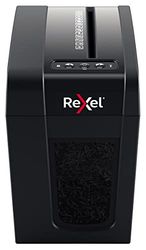 REXEL Secure X6-SL Slimline Whisper-Shred™,Distruggidocumenti Manuale, 7-6 Fogli A4 (70-80 gr/mq), Taglio a Frammento,Livello di sicurezza P-4,per Uso Personale/Home Office,Capacità 10 Litri,2020125EU
