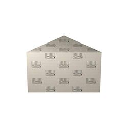 LUX ELEMENTS RELAX-BA-CO LREL8000 - Banco esquinero de ducha listo para desbordar, gris 81,6 x 57,7 cm