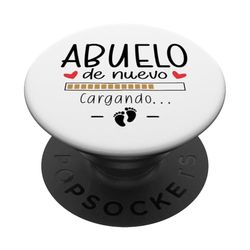 Abuelo Por Segunda Vez - Anuncio Embarazo Familia Sorpresa PopSockets PopGrip Adhesivo