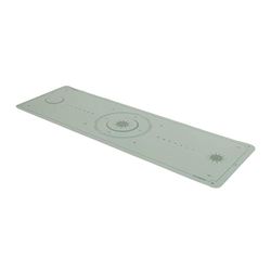 TREXO Yogamat, groen, 183 x 61 cm groot en 6 mm dik, gemaakt van ecologisch TPE met antislip oppervlak, sterke grip op de vloer, bestand tegen beschadigingen, licht