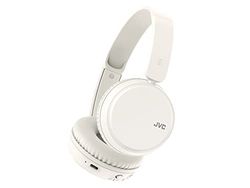 JVC Casque sans Fil Supra-aural, 3 Modes sonores(Basse/Clair/Normal), 35H d'autonomie, Léger, Structure pivotante et Pliable à Plat, Connexion Multipoint, Bluetooth, HA-Z37W-W (Blanc)