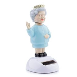 Puckator Figurine Solaire - Reine Elizabeth, Unique, Multicouleur
