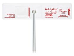 Welch Allyn SOFT-07-2MQ-1 FlexiPort Cuff, Infant, Disposable, Soft, Two-Tube, Locking (Pack of 20)