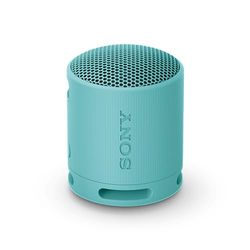 Sony SRS-XB100 - Enceinte sans Fil Bluetooth, Portable, légère, compacte, Durable, IP67, étanche à l'eau et à la poussière, Batterie 16H, dragonne Polyvalente, appels Mains Libres, Bleu Mers du Sud