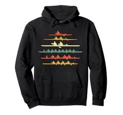 Canottaggio Vintage Rower Regalo Row Rower retrò Felpa con Cappuccio