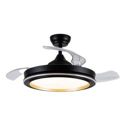 Ventilator DC 72 W, 6226 lm, 3 vleugels, snelheid 106D, 3000-4000-6500 K, afstandsbediening, geheugen; ideaal voor airconditioning en thuiscomfort.