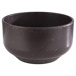 APS "Poke Bowl", skål av nästan okrossbar melamin, salladsskål, stapelbar plastskål, Ø 16,0 cm x 9 cm höjd, 1,1 ltr., kokosnötsbrun