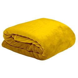 Nishane Plaid DOUDOU Jaune 130X160 cm