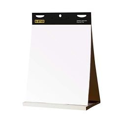 Bi-Office Blocco di Carta Autoadesivi Da Tavolo Con Strato Adesivo Riposizionabile, 20 Fogli, 70 g/mq, 500 x 585 mm