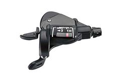 Microshift 3V Trigger TS39-3 Mando Desviador, Deportes y Aire Libre, Negro, 3 velocidades