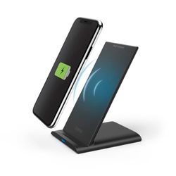 Hama | Caricabatterie wireless QI-FC10S (caricatore rapido. 10 W, tecnologia Qi, cavo di ricarica USB-C) colore nero