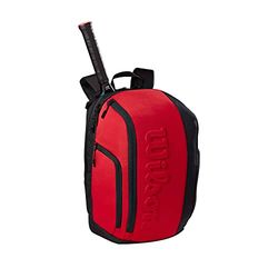 Wilson Super Tour Zaino Clash V2.0 Racchetta, Adulti Unisex, Nero/Rosso/(Multicolore), Taglia Unica