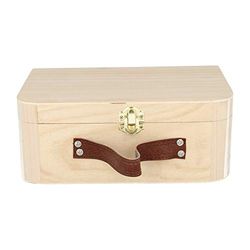 Artemio Houten koffer 23 x 17 x 9 cm, Beige