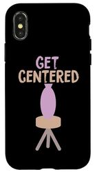 Poterie centrée Coque pour iPhone X/XS