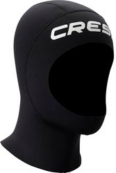CRESSI Resilient Hood 3mm L - Capucha Unisex con cuello redondo en Neopreno de Doble Forro Negro de 3mm, Ideal para Buceo, Snorkel y Deportes Acuáticos, L