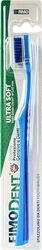 Fimodent Ultra Soft Spazzolino con Sistema Protezione Gengive e Denti - Dotato di 6580 Setole UltraX con Durezza Ultra Morbida Delicate su Gengive e Smalto - Colore Blu