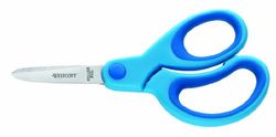 Westcott E-21583 00 Softgrip Kids Scissor, pointed tip, 5"/13 cm, blue
