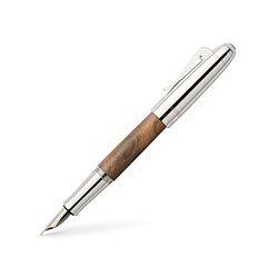 Graf von Faber-Castell Fountain pen Magnum Walnut wood Medium nib